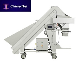 Solids dispenser max. 6 p/min, 3 - 50 kgweightfor the food industry