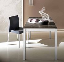 Contemporary table ALISEOparticle boardtempered glasslaminate
