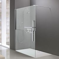 Walk-in shower DUPLO PUREglassrectangular