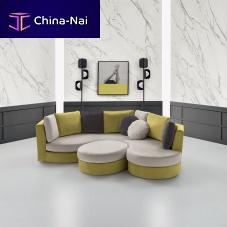 Semicircular sofa BOLEROcontemporaryfabricmulti-color