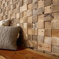 Wall-mounted decorative panel CUBEfor interiorcoverrigid