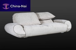 Contemporary sofa DIV-SCO0304leather2-personwith reclining back