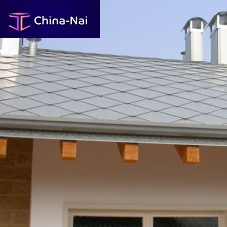 Zinc shingle for rooffor facade cladding