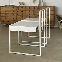 Contemporary chair VOLTA indoorlacquered steelsteel base