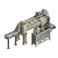 Drum type processing plant HAUNI Tobcon-Mfor tobacco stem
