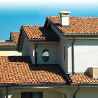 Interlocking roof tile 150C93Portugueseclay