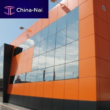 Composite ventilated facade coloredsmooth