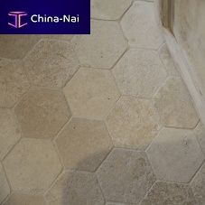 Kitchen hexagonal tile LUGET N�7 JAUNEbathroomwallfloor