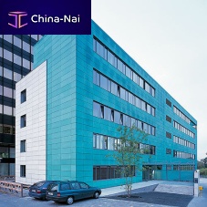 Cassette cladding OFFICE BUILDING DBV-WINTERTHUR VERSICHERUNGEN, WIESBADENnatural stonepatina