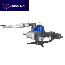 Pneumatic flange facer YI serieswith ID-clampinghydraulic