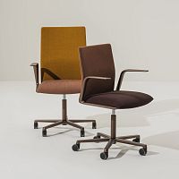 Contemporary chair KINESIT METindoorfabricleather