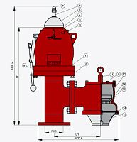 High-speed vacuum pressure valve U-ISO-H/V/G SERIESfor tankers