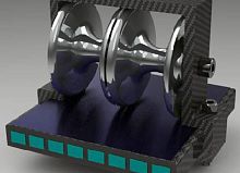 Package winding machine
