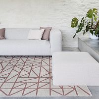 Woven carpet COHENviscosewoolgeometric pattern