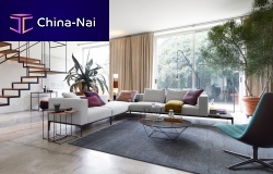 Modular sofa JAANcontemporaryleathergray