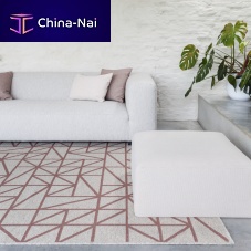 Woven carpet COHENviscosewoolgeometric pattern