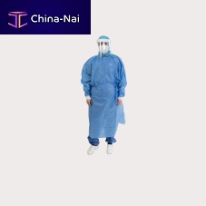 Unisex surgical gown BARRIER®breathablenon-sterileblue