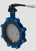 Butterfly valve AK02leverfor waterfor gas