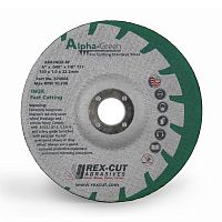 Stainless steel cut-off wheel Alpha-Greenaluminum oxidefiberglass-reinforced