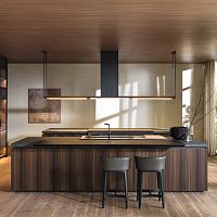 Contemporary kitchen HI-LINE 6 oakwalnuteucalyptus