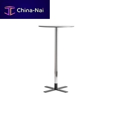 Contemporary high bar table UNITmetaloakbeech
