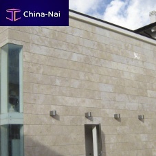 Sheet cladding CASOtravertinenatural stonehorizontal
