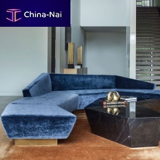 Modular sofa ADRASTUScornercontemporaryvelvet