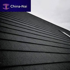 Pitched roofing panel METROTILE® interlock iPANELsteelroof tile lookslate look