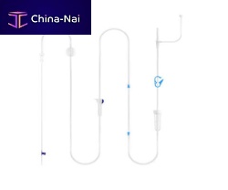 IV infusion set with particle contamination filterlatex-free