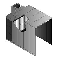 Acoustic booth AZTech EB45-1dustfor noisy environments