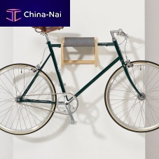 Wall-mounted bike rack Renwoodenother materialshorizontal