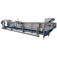 Vegetable blancher TBBC03for the food industrybeltcontinuous water cooling