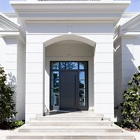Entry door woodenswingcontemporary