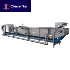 Vegetable blancher TBBC03for the food industrybeltcontinuous water cooling
