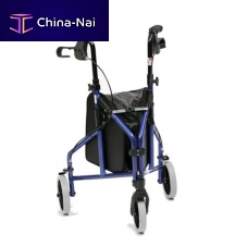 3-wheel rollator TW008R-23height-adjustablefolding