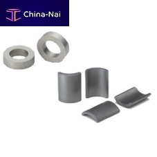 Ferrite magnet segment shaped