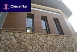 Panel cladding US09compositegroovedwood look