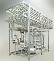 Fruit juice pasteurizer ice creamcontinuouscompact