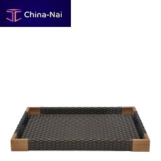 Wooden serving tray QUINTA for hotel rooms