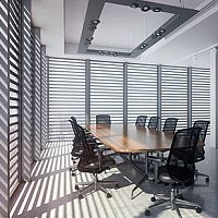Sliding panel blinds SH3300for windowaluminumglass