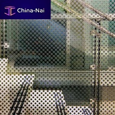 Laminated glass panel SILKSCREENED CERAMIC FRITpatternedcoloredprinted