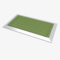 Public building entrance mat KK, KS, KF seriesfor officealuminumwith profiles
