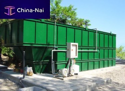 Compact sewage treatment plant