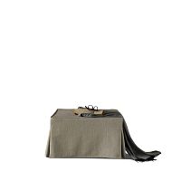 Modern pouf PRONTOLETTOleatherfabricsquare