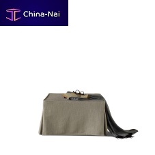 Modern pouf PRONTOLETTOleatherfabricsquare