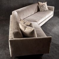 Modular sofa CY Allegrocontemporaryfabricwhite