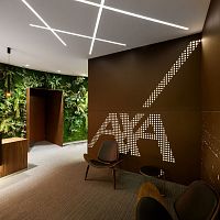 Metal wall cladding panel interiorcontemporarypainted