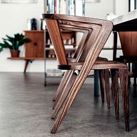 Contemporary chair PORTUGUESE ROOTSindoorfabricleather