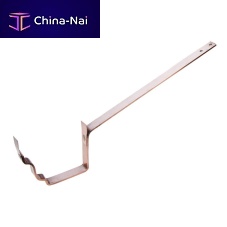 Copper fastening system .407.for roof gutter