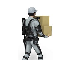 Heavy load handling exoskeleton